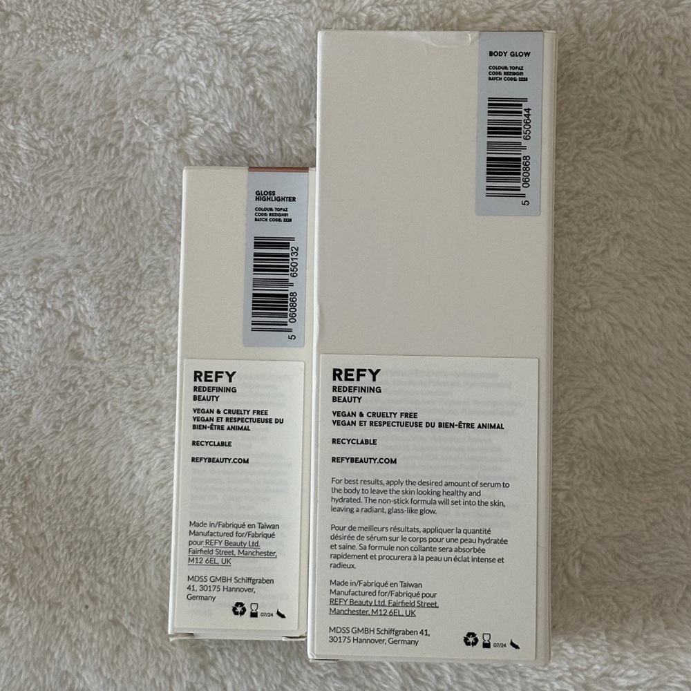 NEW REFY Body Glow & Gloss Highlighter - Topaz - Picture 3 of 10